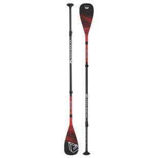 Весло для SUP доски 3-секционное Aqua Marina CARBON PRO, карбон/фибергласс (B0303015)