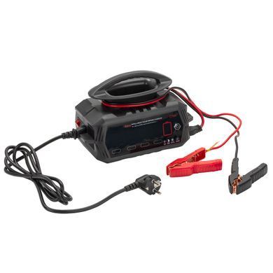 Зарядка HT-RC 30A Multi Voltage Car Charger 6V/12V/24V Full Automatic Battery Charger for Car Auto Moto LiFePo4 Lead Acid AGM Puls Repair (HT-RC C30A)