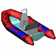 Надувная лодка Adventure Vesta V-345 ML (серая)