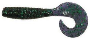 Силикон Big Bite Baits Finesse Grub 3" Junebug 10 шт (1838.01.04)