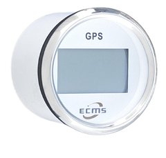 GPS спидометр с компасом ECMS белый PLG2-WS-GPS (800-00171)