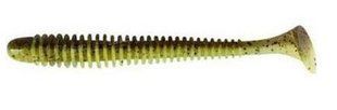 Силикон Keitech Swing Impact 4" 401 Green Pumpkin / Chartreuse