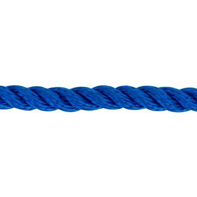 Веревка Polyester 3 strand rope 8 мм 30 м синяя