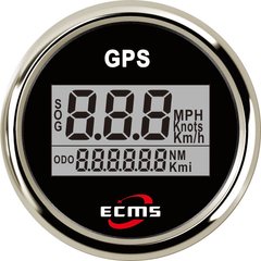 GPS спидометр с компасом ECMS черный PLG2-BS-GPS (800-00174)