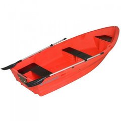 Пластиковая прогулочная гребная лодка Kolibri RKM-350 (красная)