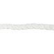 Веревка Polyester 3 strand rope 8 мм 30 м белая