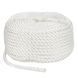 Веревка Polyester 3 strand rope 8 мм 30 м белая